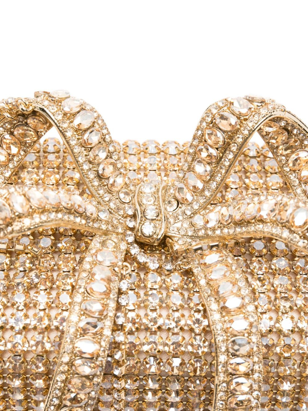 crystal-embellished bow-detail mini bag - 4