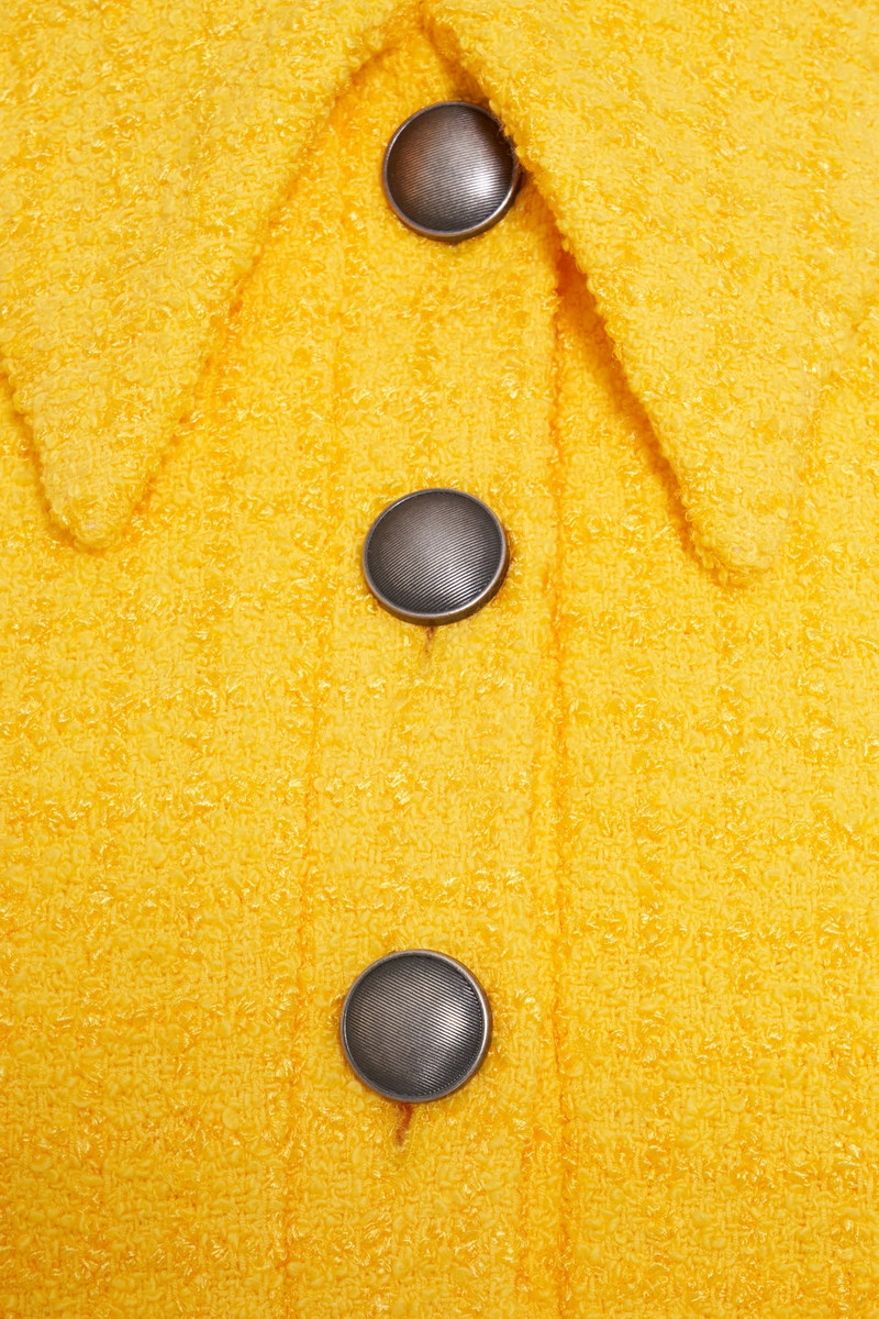 CHECKED TWEED BOUCLE MINI DRESS 3