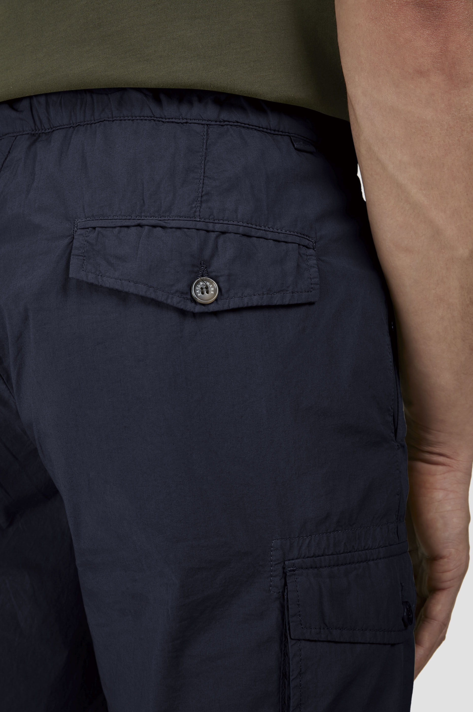 CARGO BERMUDA IN ULTRALIGHT POPLIN COTTON - 4