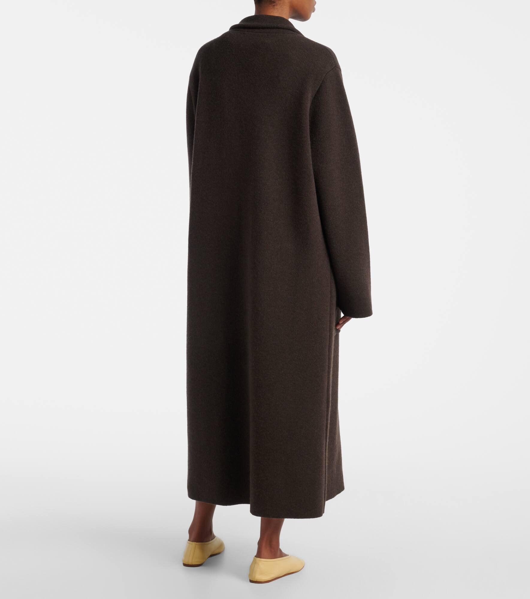 Amie single-breasted cashmere coat - 3