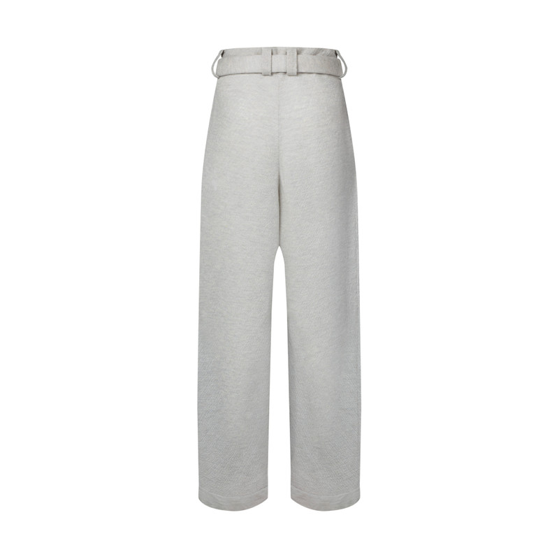 Tube Belt Cropped Pants 3