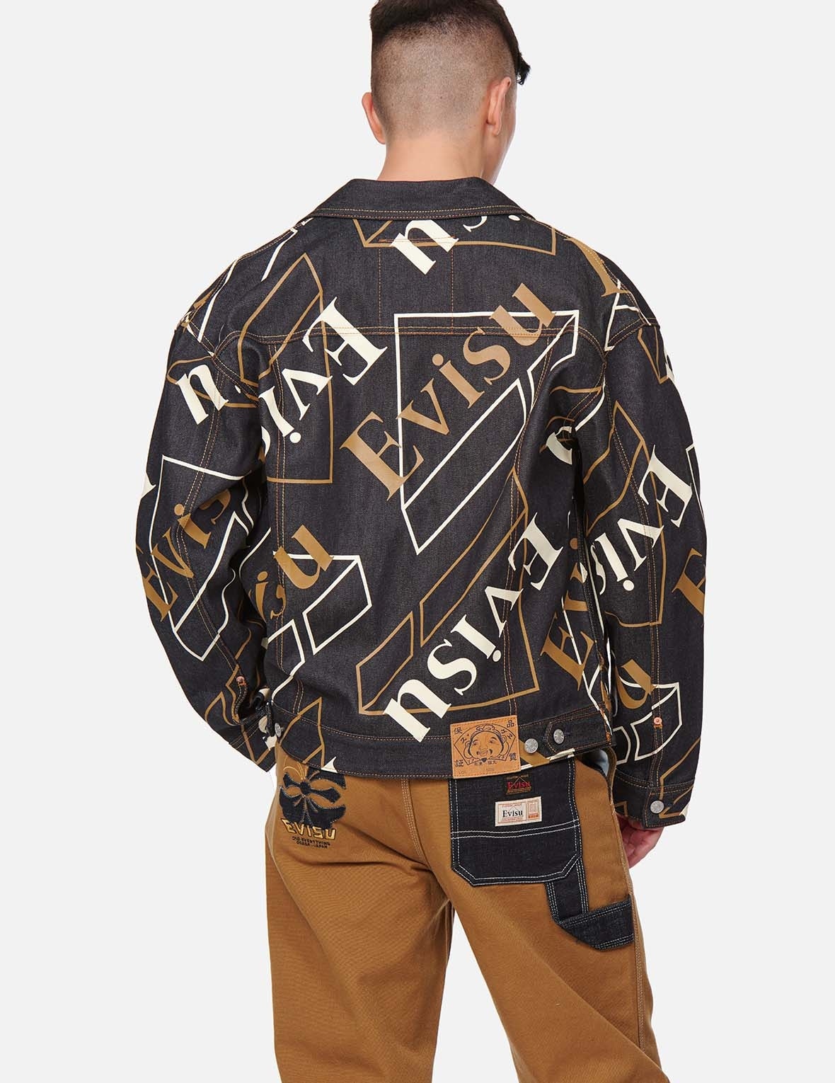 LOGO MONOGRAM DENIM JACKET - 4