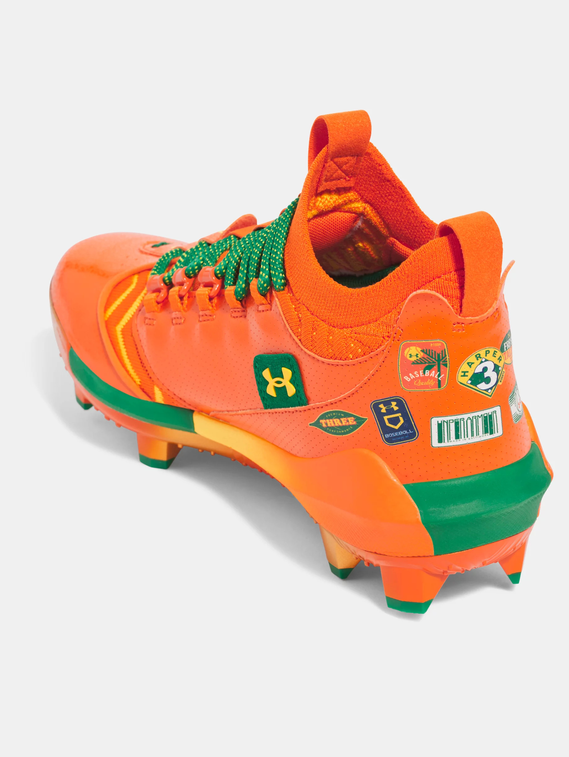 Men's UA Harper 9 Pro Juice TPU Baseball Cleats - 7