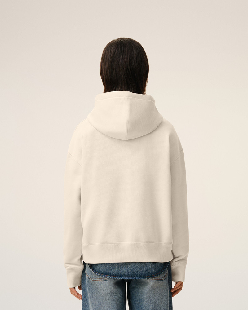 WHITE COTTON AMI DE COEUR HOODIE 5