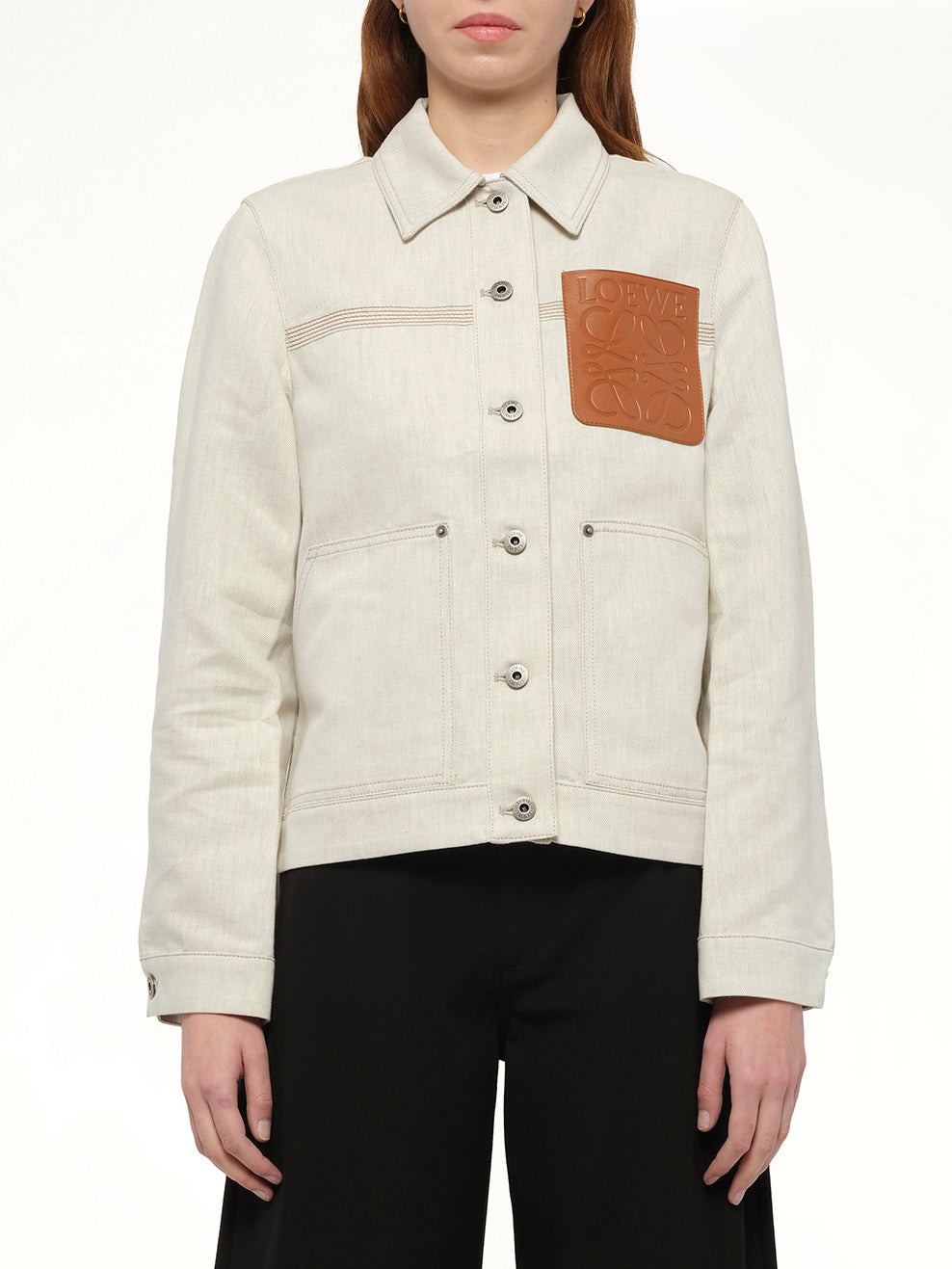 Workwear Jacket in Ecru - 1
