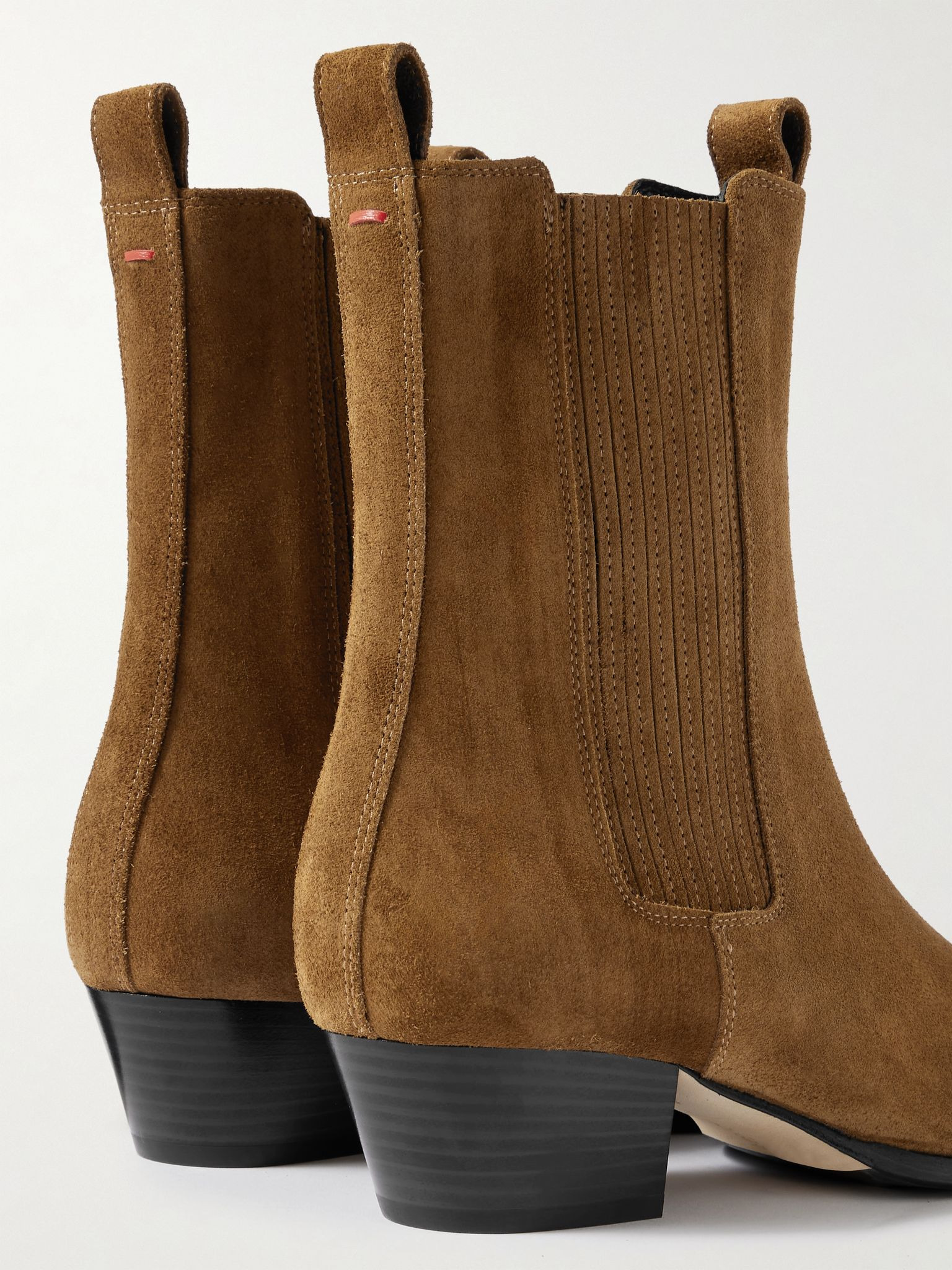 Agata suede ankle boots Camel - 4