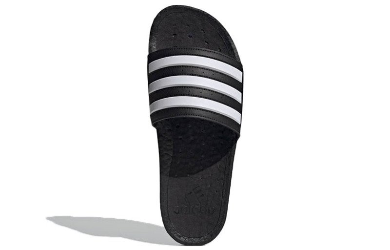adidas adidas Adilette Boost Slides 'Black White Stripes' FY8154 outlook