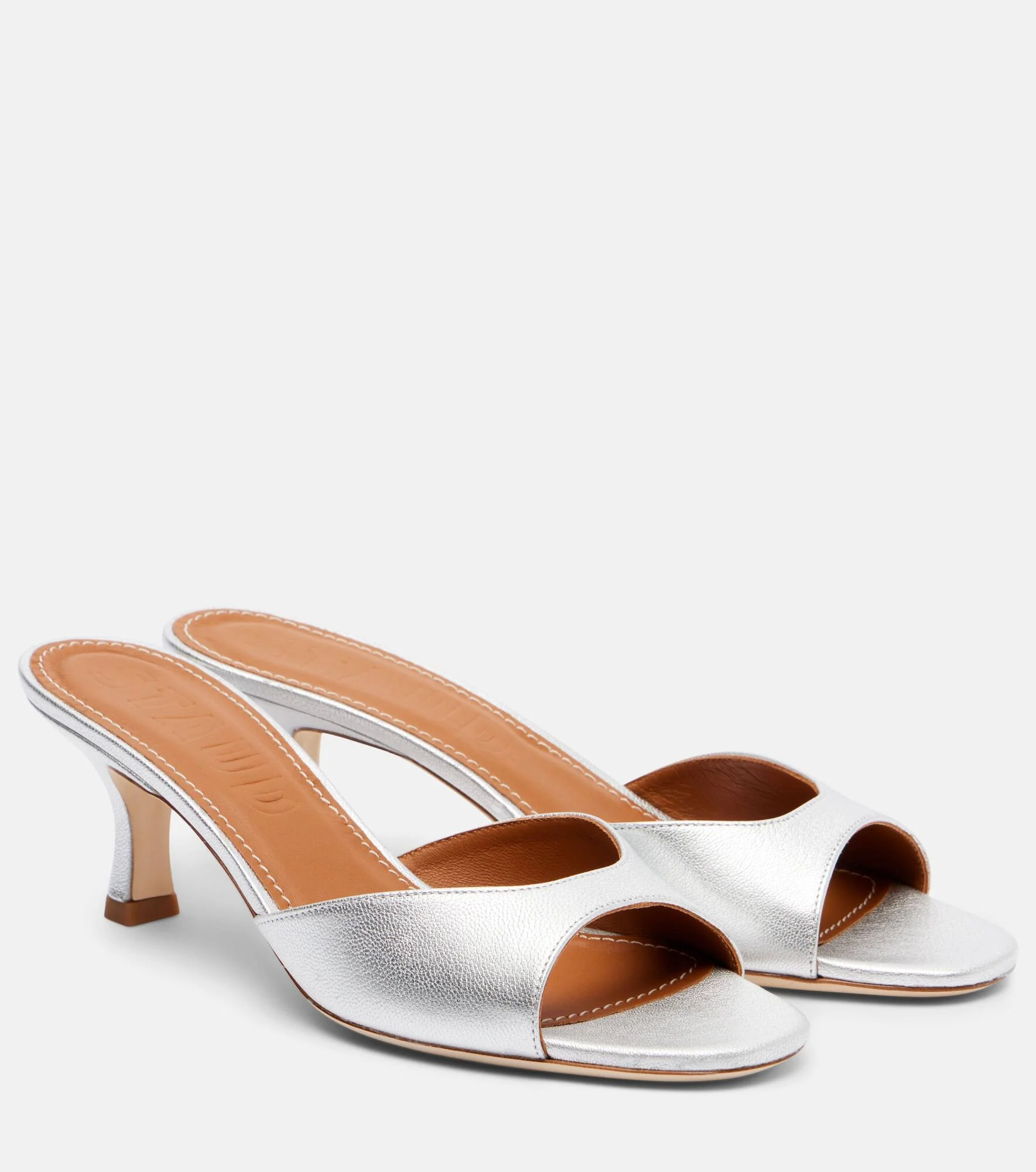 Brigitte leather mules - 1