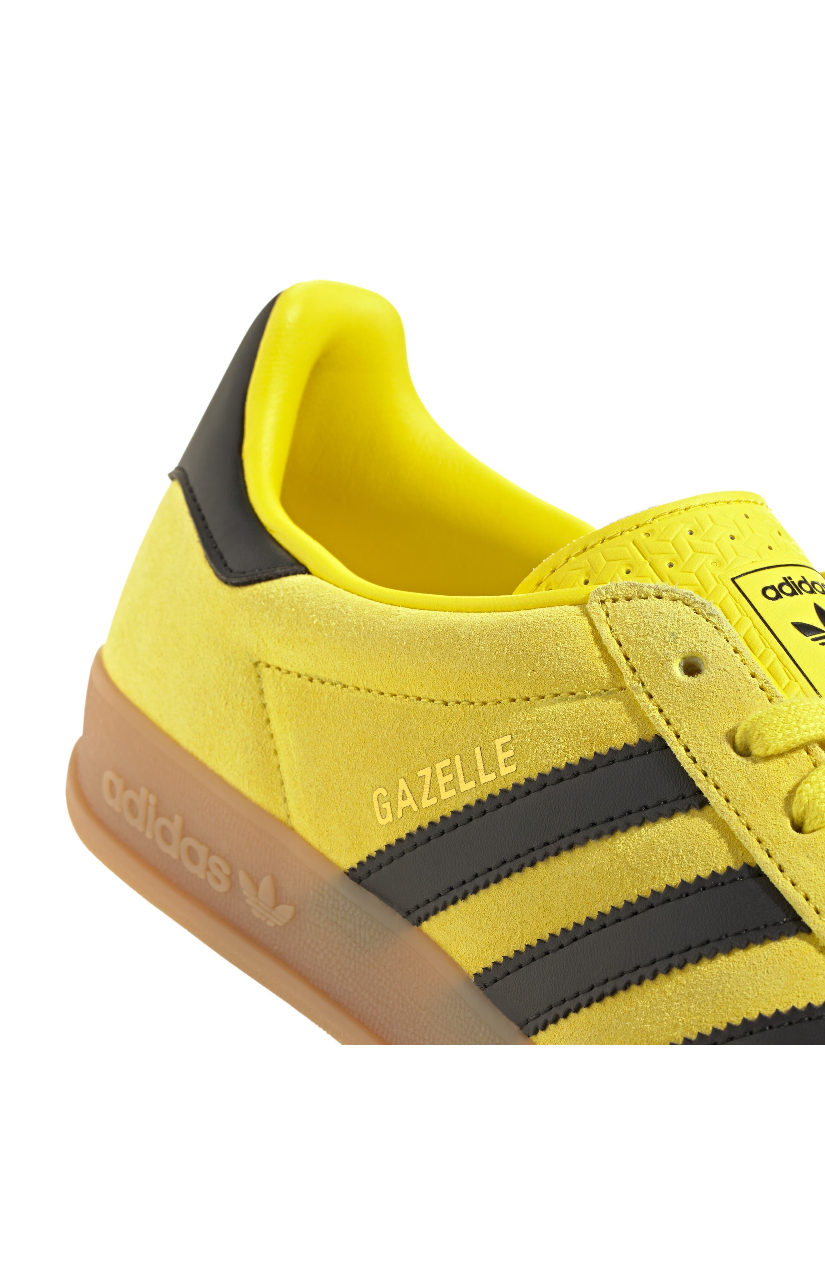 adidas Gazelle Indoor Sneaker in Yellow/Black/Gold Metallic at Nordstrom - 8
