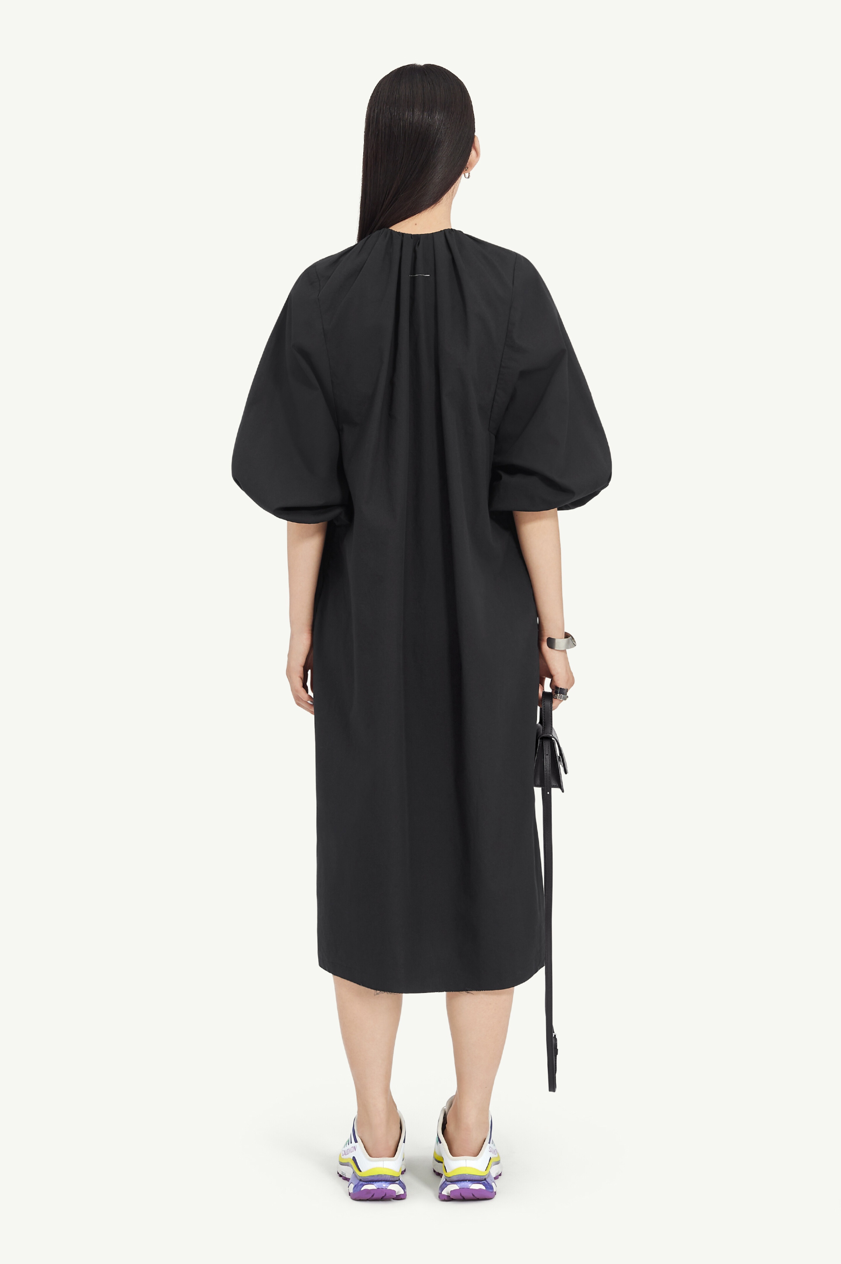 Cotton Poplin Midi Dress - 4