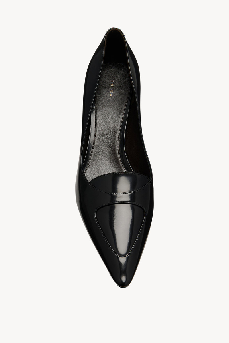 Viv Kitten Heel in Leather 3