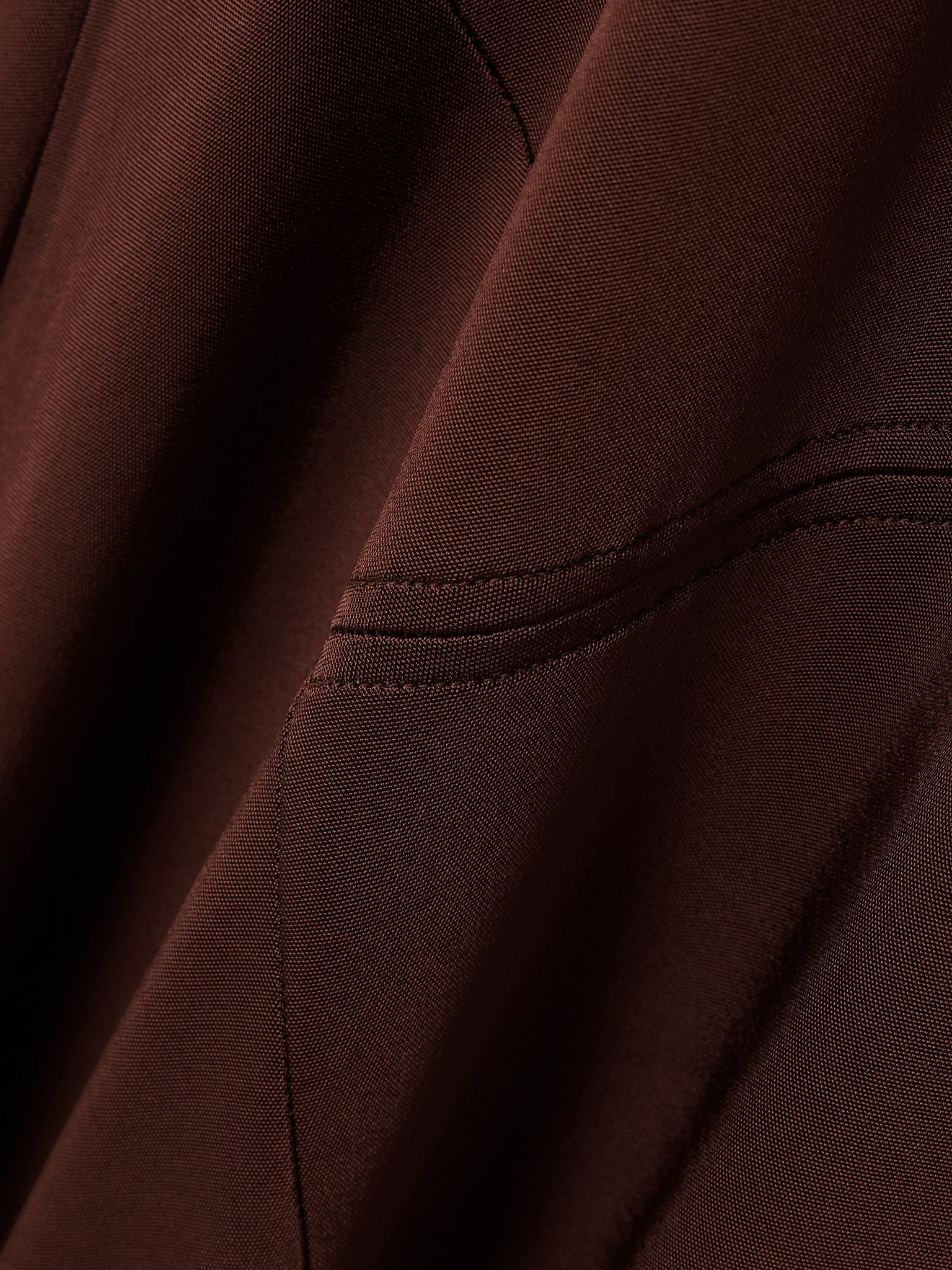 Hooded stretch-jersey midi dress Brown - 4