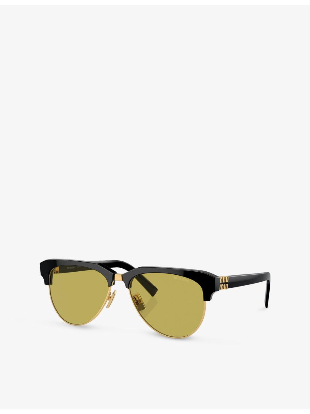 MU 09ZS pilot-frame acetate sunglasses - 2
