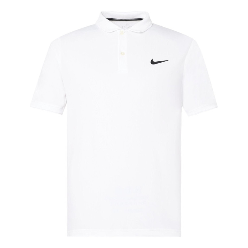 Nike Court Dri-FIT Team Tennis Casual Sports Short Sleeve Polo Shirt White 939138-100 - 1