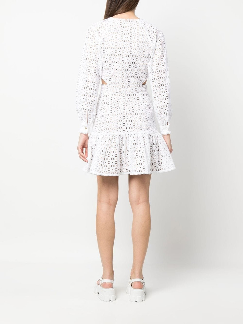 floral eyelet cut-out dress 4