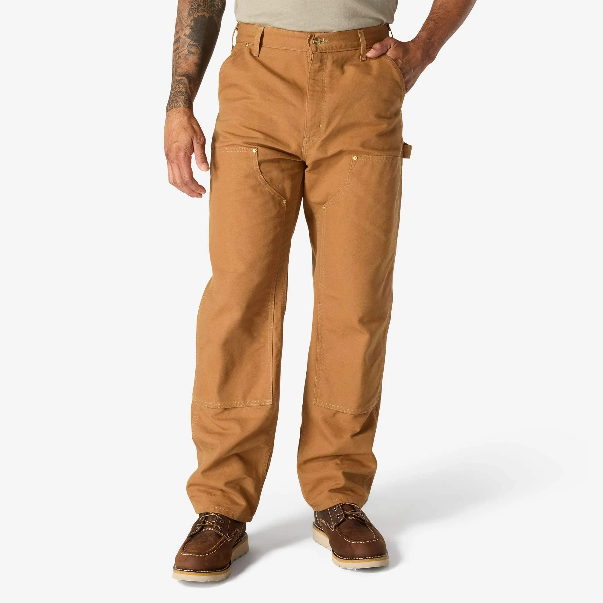 Iconic B01 Firm Duck Double-Front Dungaree - 1
