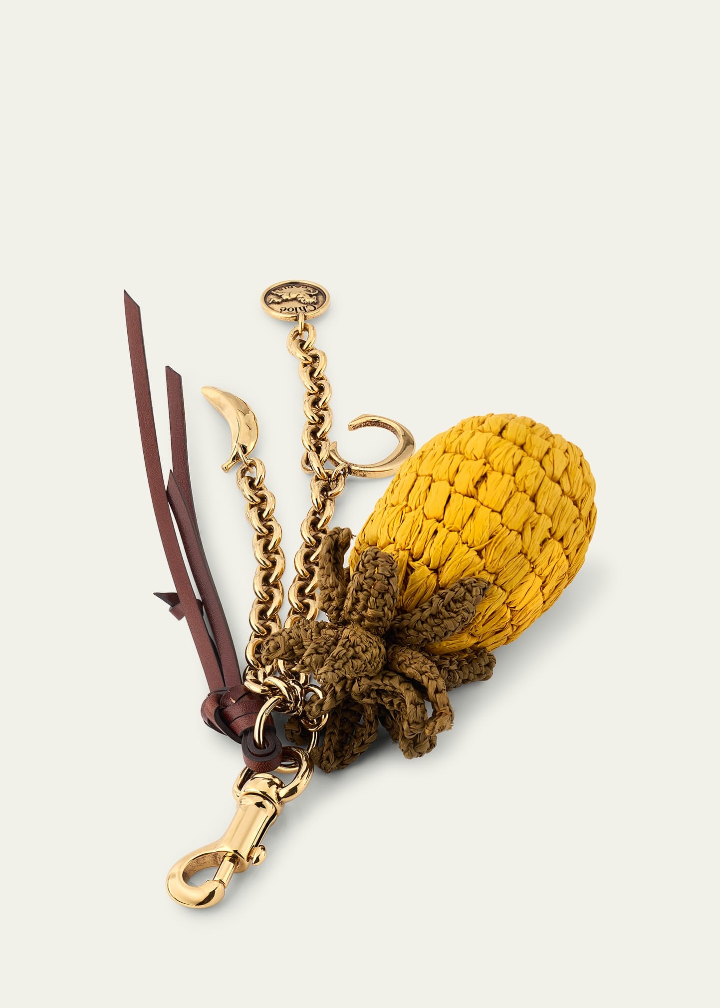 Crochet Pineapple Bag Charm - 2