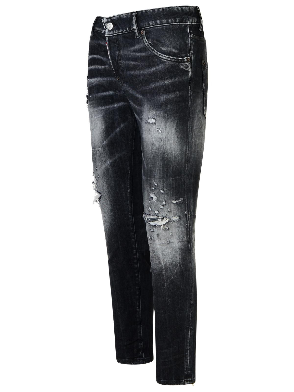 Dsquared2 'Cool Girl' Black Cotton Blend Jeans Women - 2