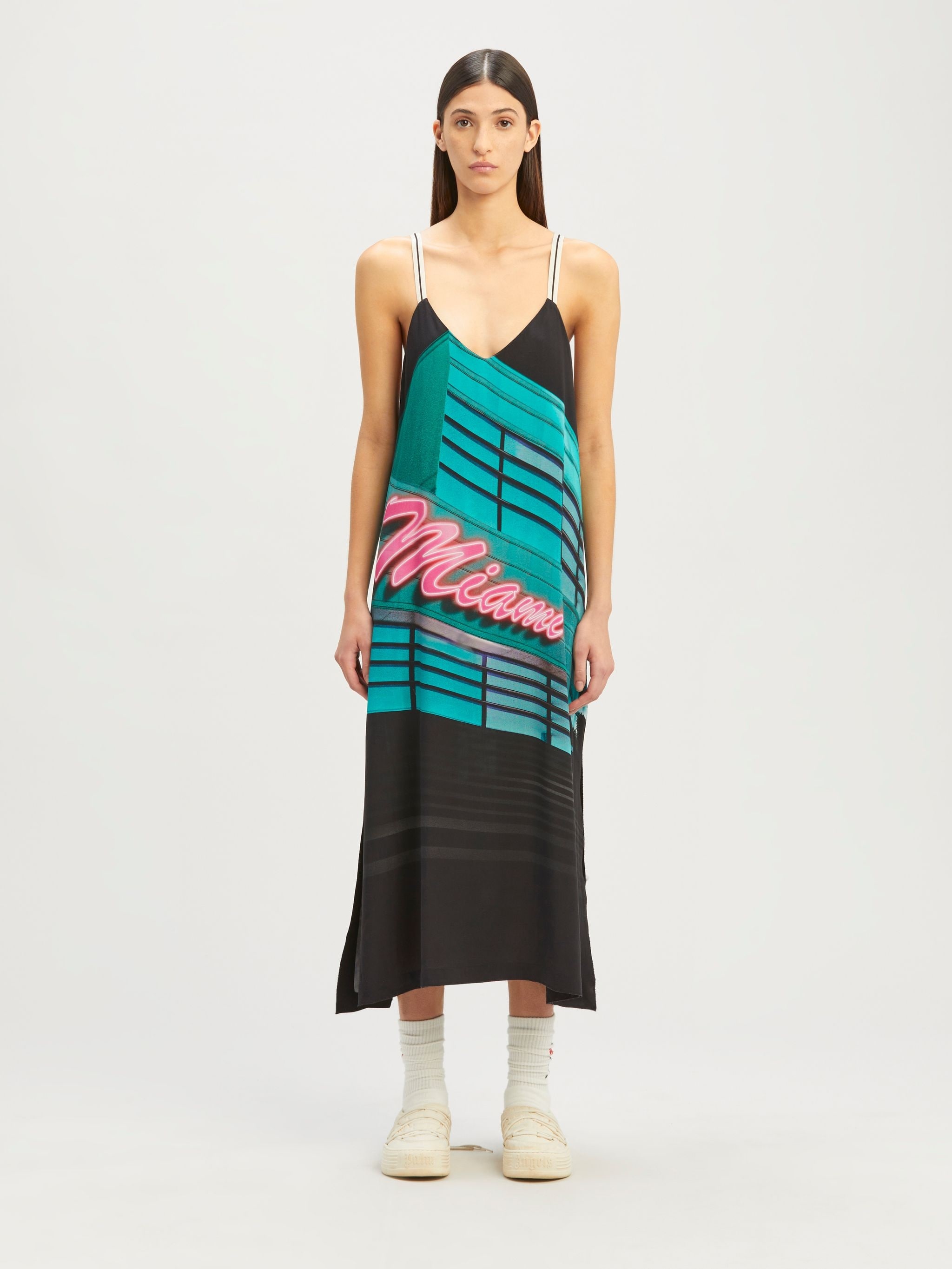 Miami Track Straps Midi Dress - 3