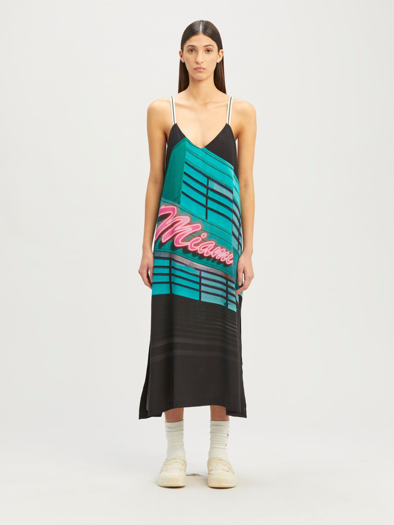 Miami Track Straps Midi Dress 3