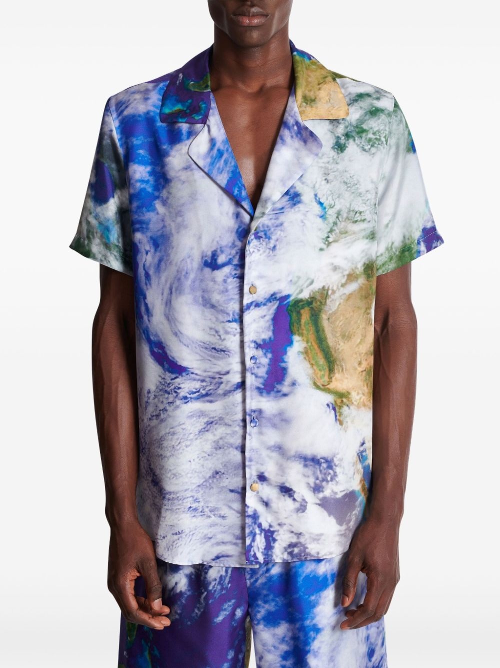Earth-print shirt - 6