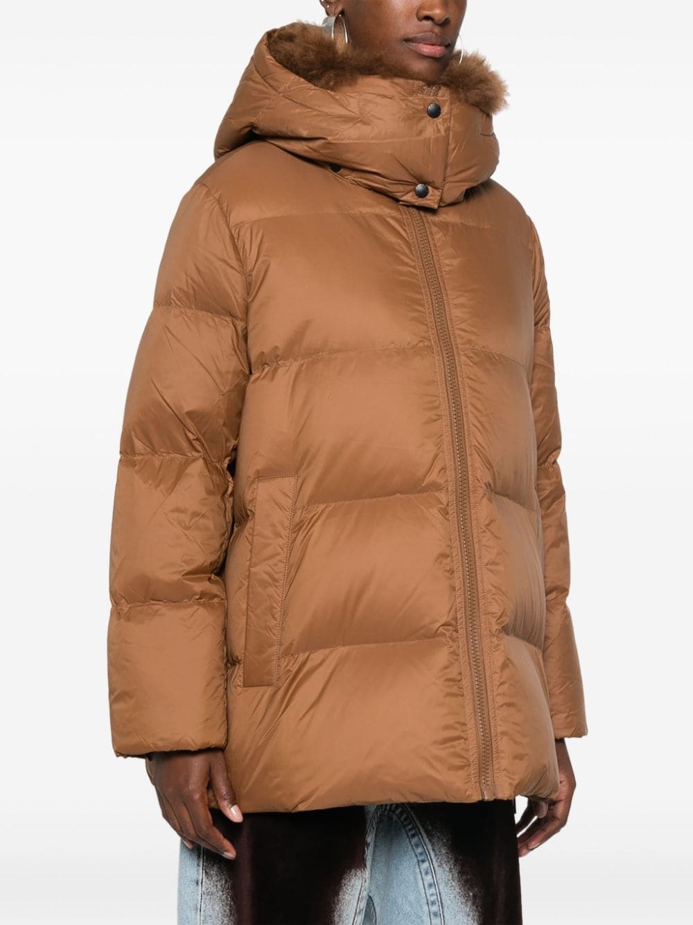 water-repellent puffer jacket - 3