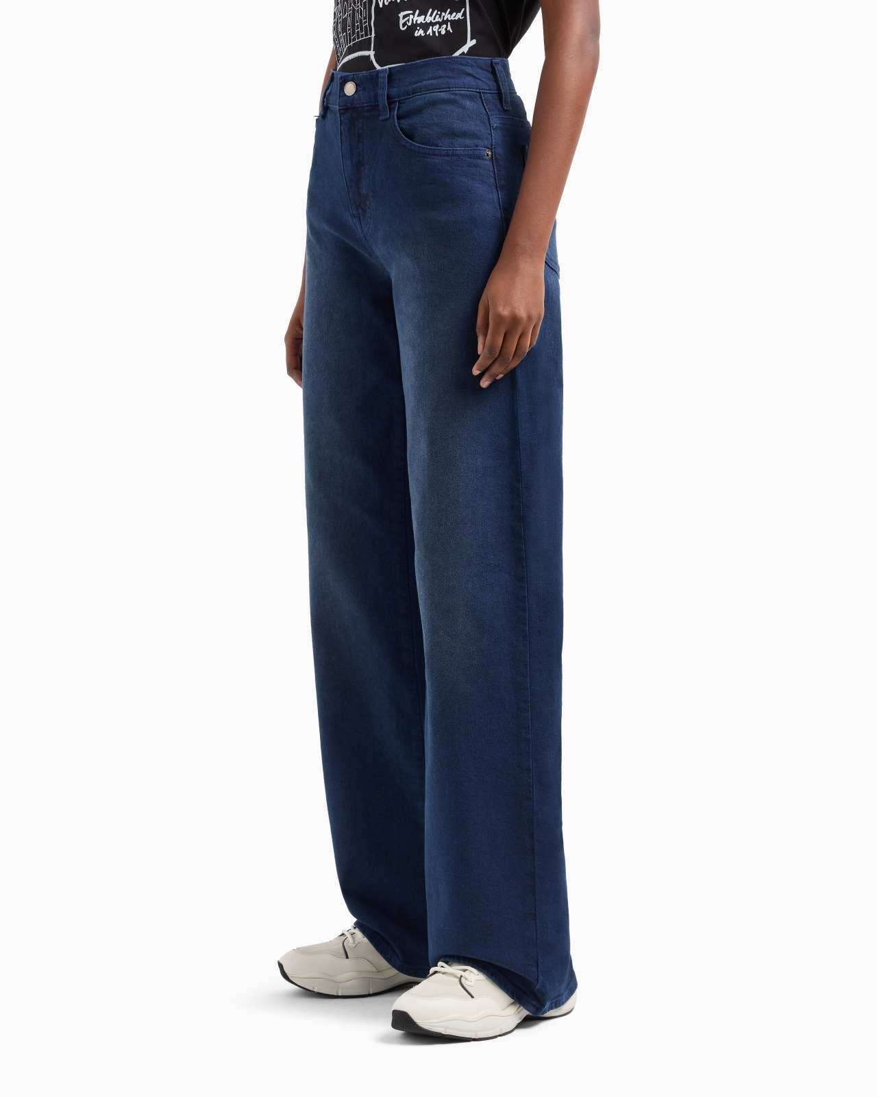 J7E mid-rise straight-leg jeans in piece-dyed cotton drill - 2