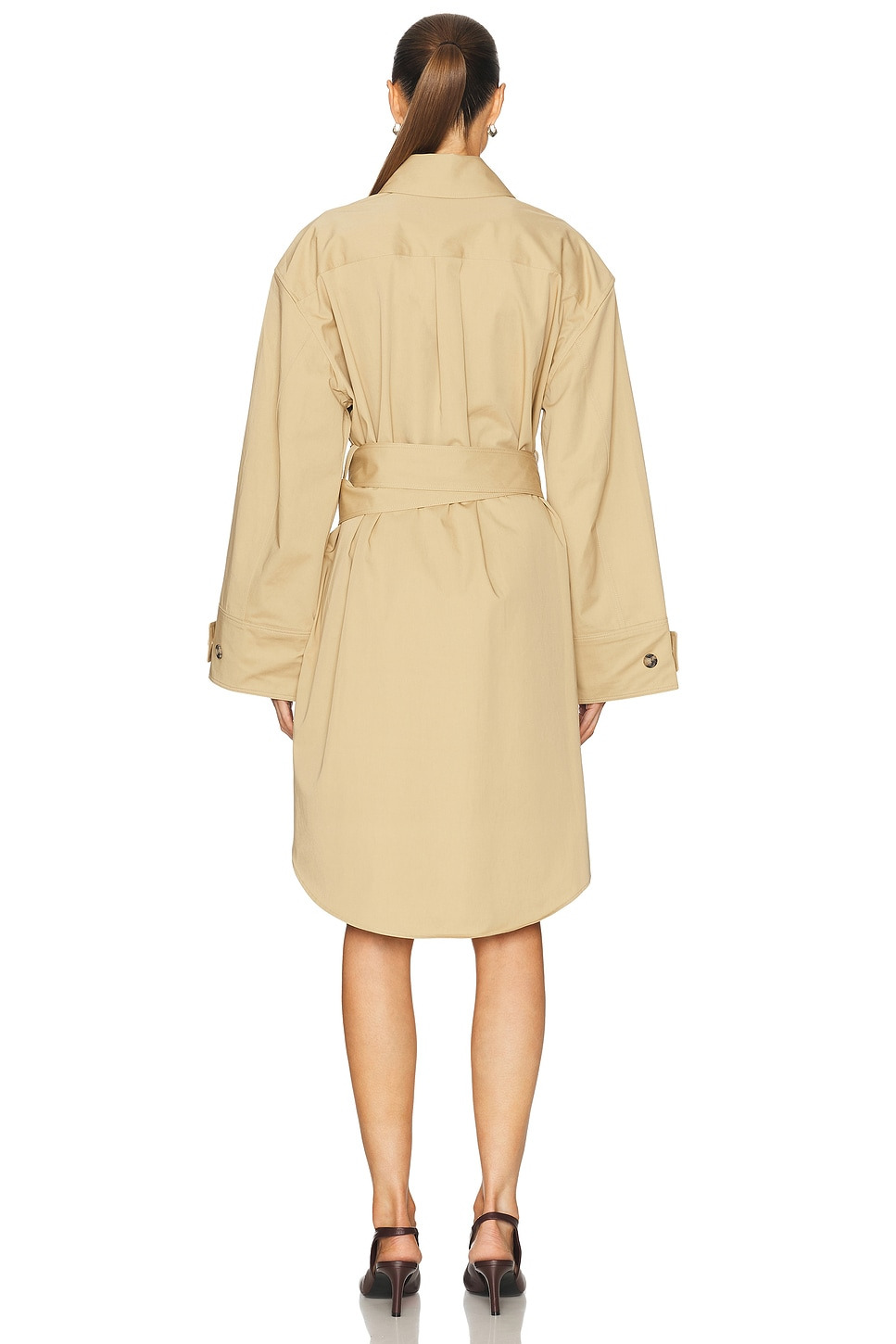 Double Wrap Trench Dress - 3
