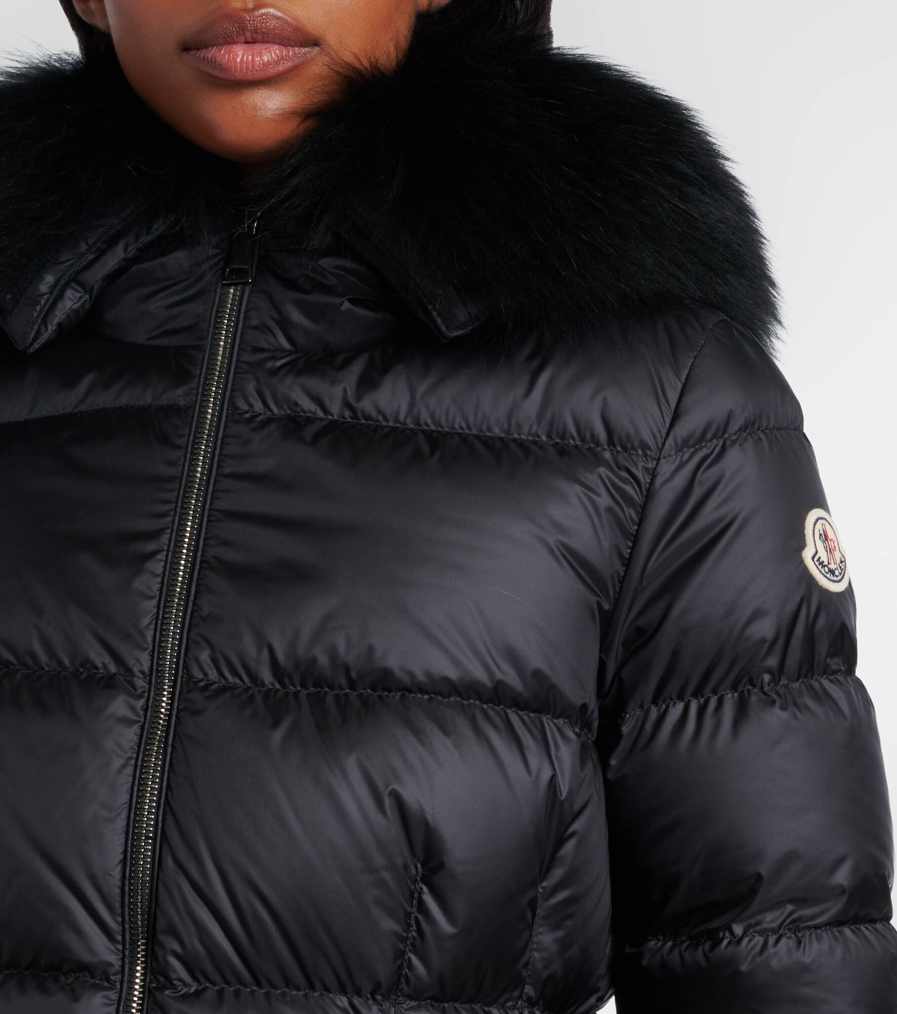 Boed shearling-trimmed down jacket - 4