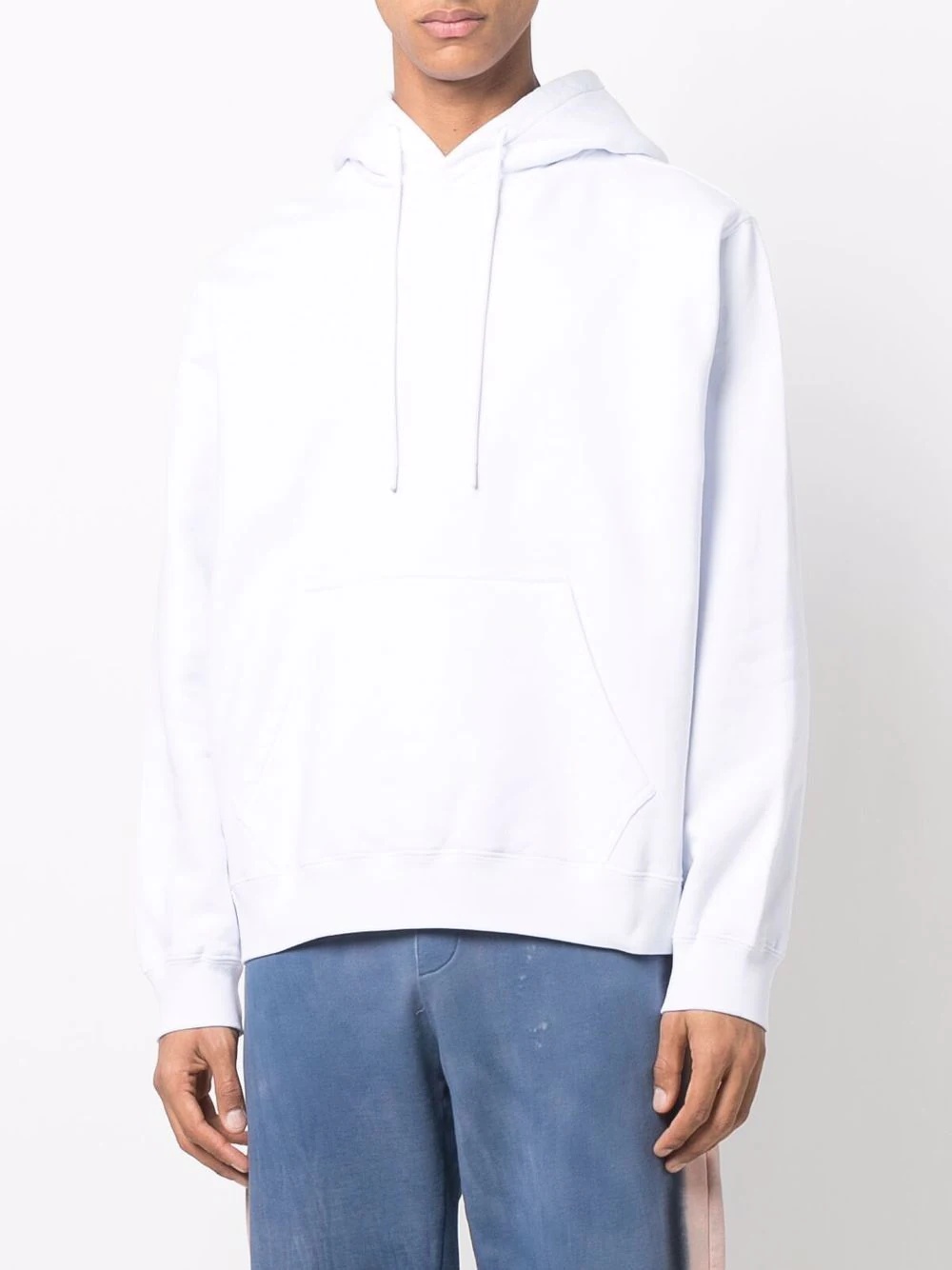 logo-print hooded jumper - 3
