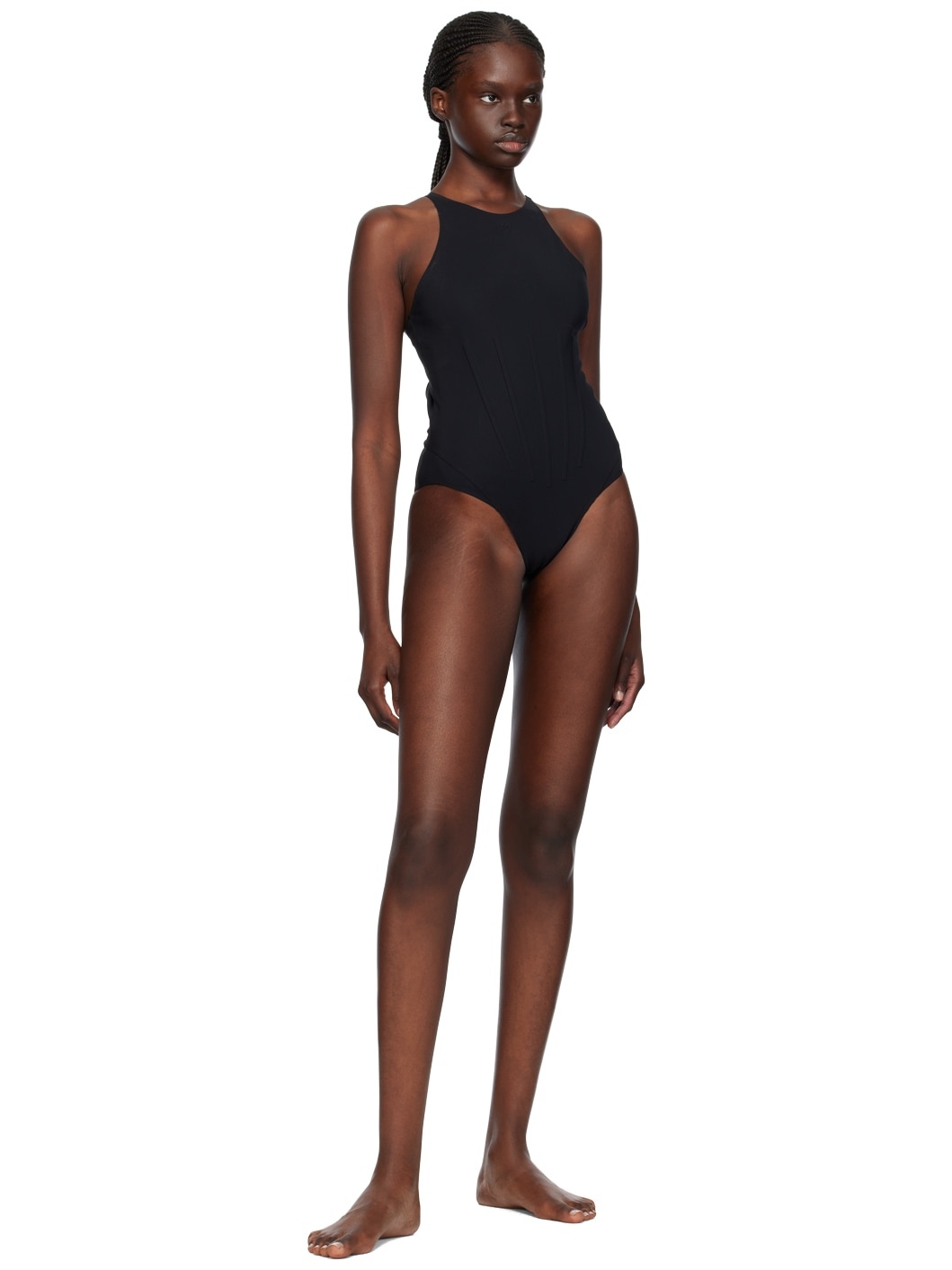 Black Bonded Swimsuit - 4