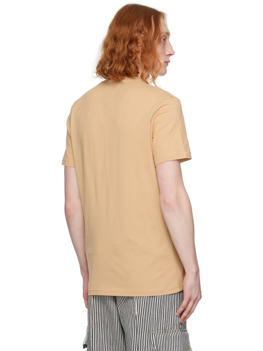 Beige Teddy Patch T-Shirt - 3