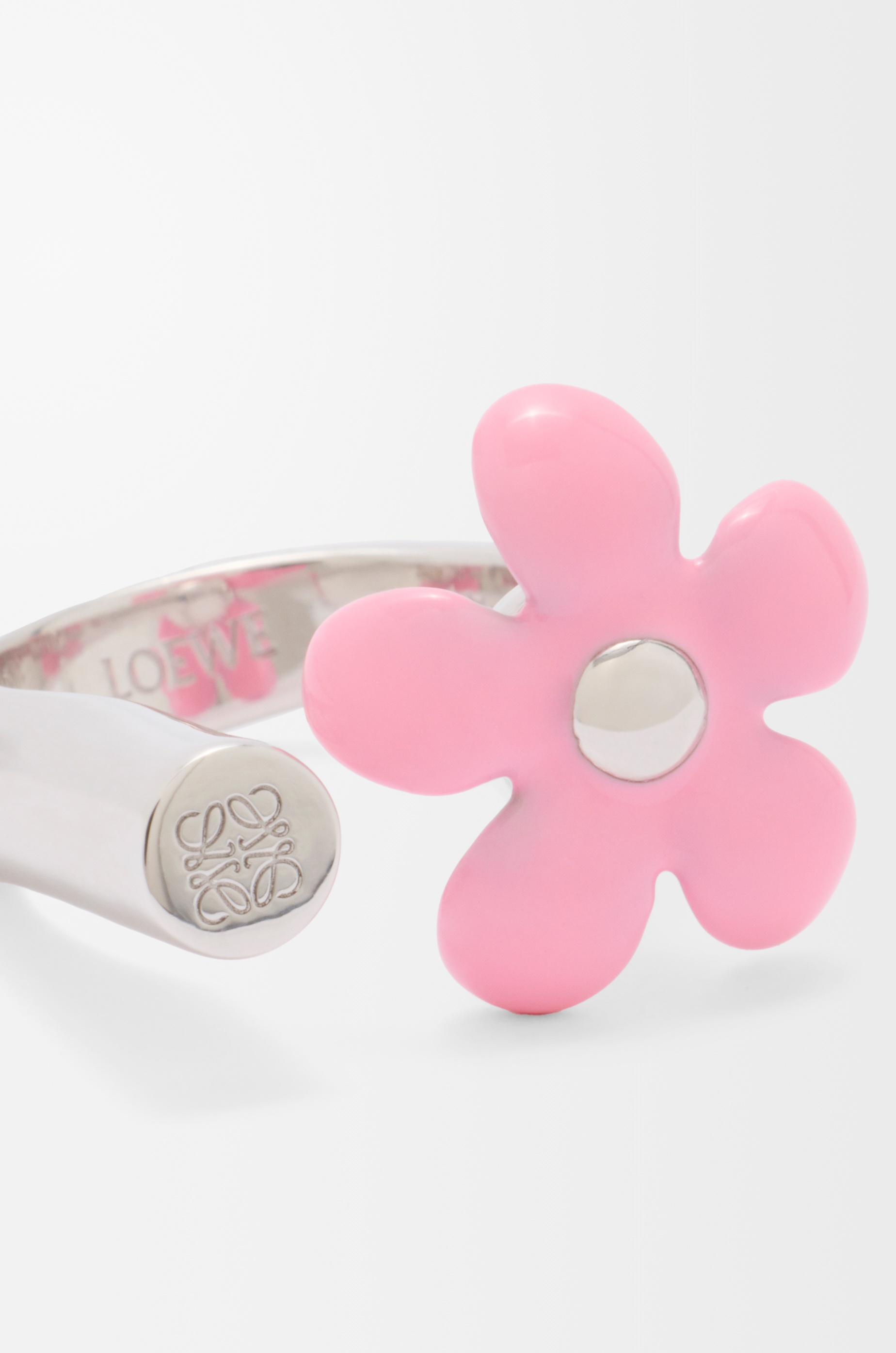 Flor ring in sterling silver and enamel - 5