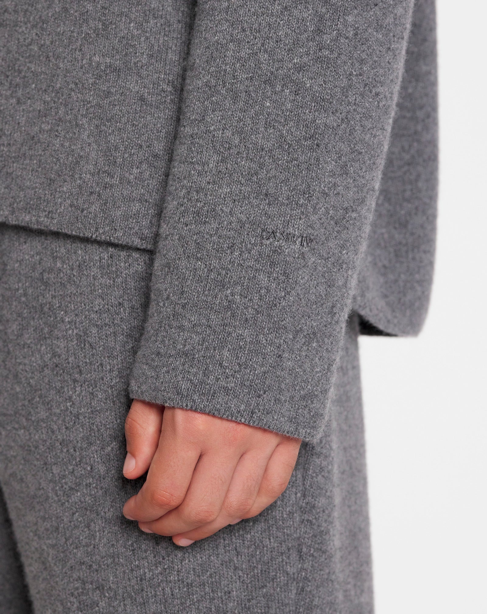 HOODIE IN CASHMERE - 5