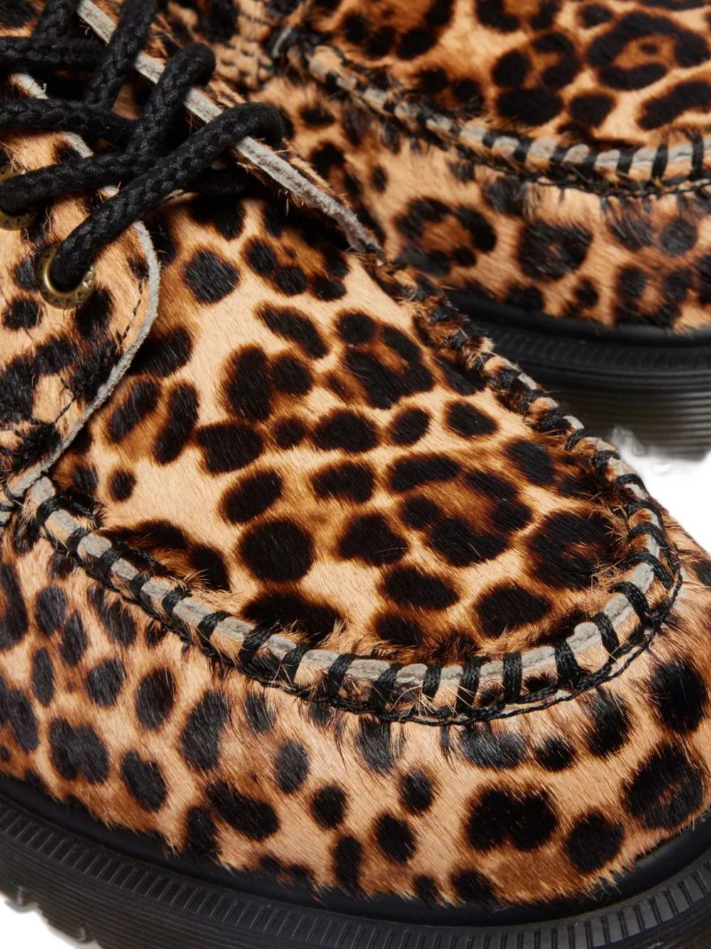 leopard-print loafers - 3