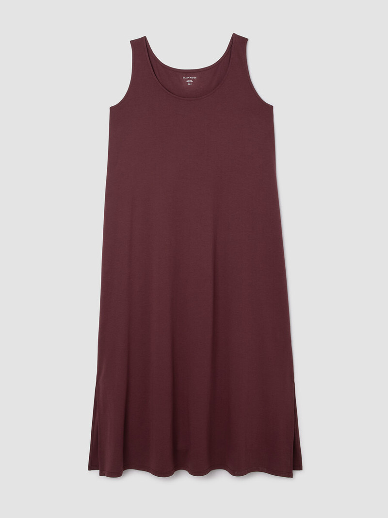 Organic Cotton Interlock Scoop Neck Sleep Dress 1