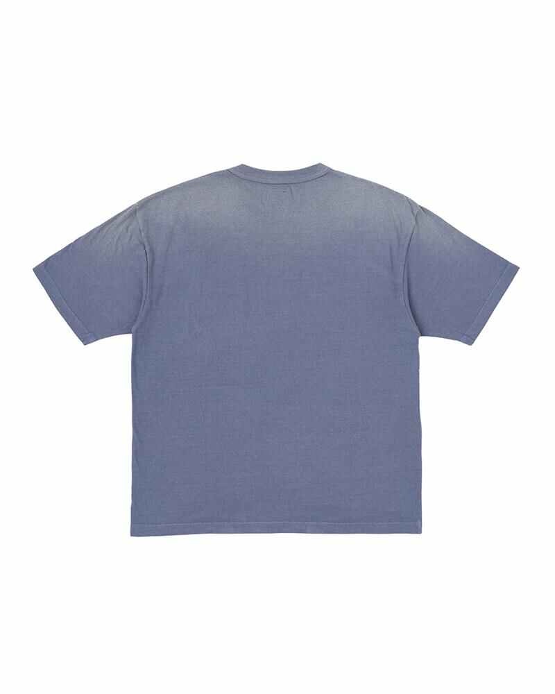 AMPLUS TEE S/S DMGD BLUE - 2