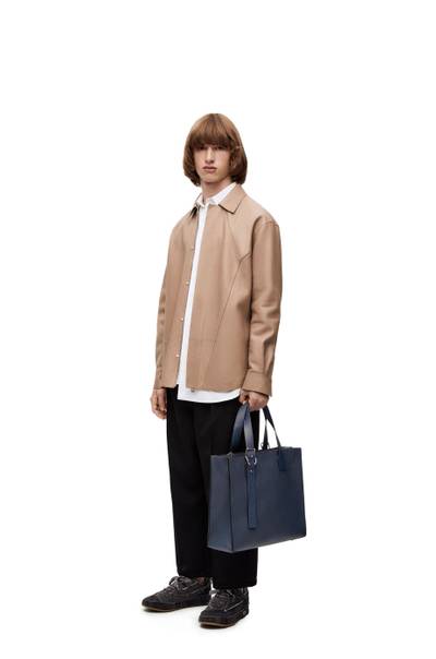 Loewe Buckle Zip tote in soft grained calfskin outlook