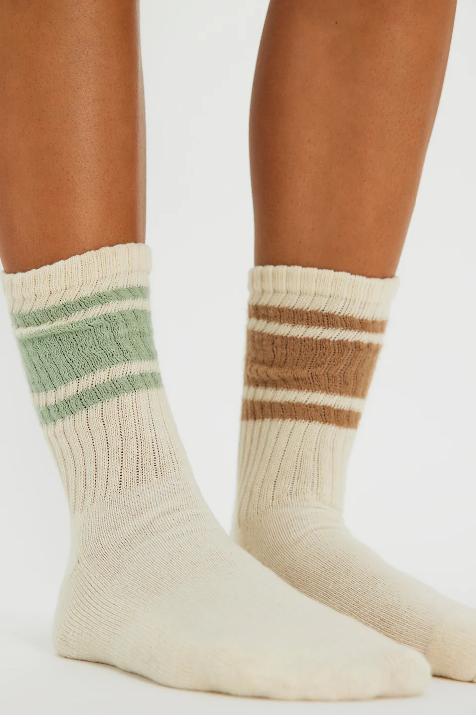 Mono Stripe Crew 2 Pack Socks - 1