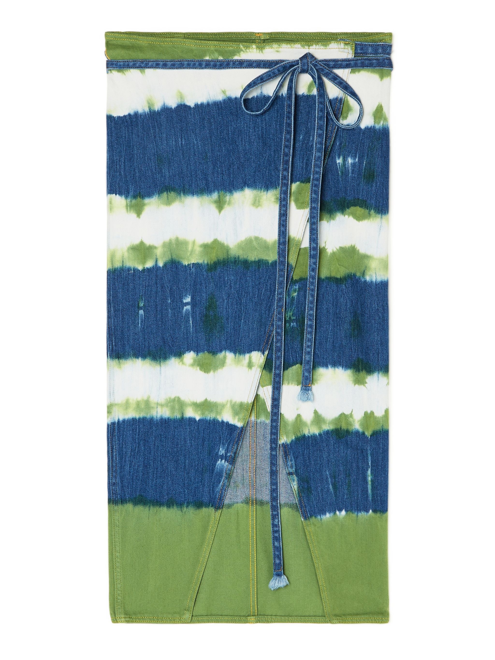 Magic Journey Denim Sarong Skirt - 1