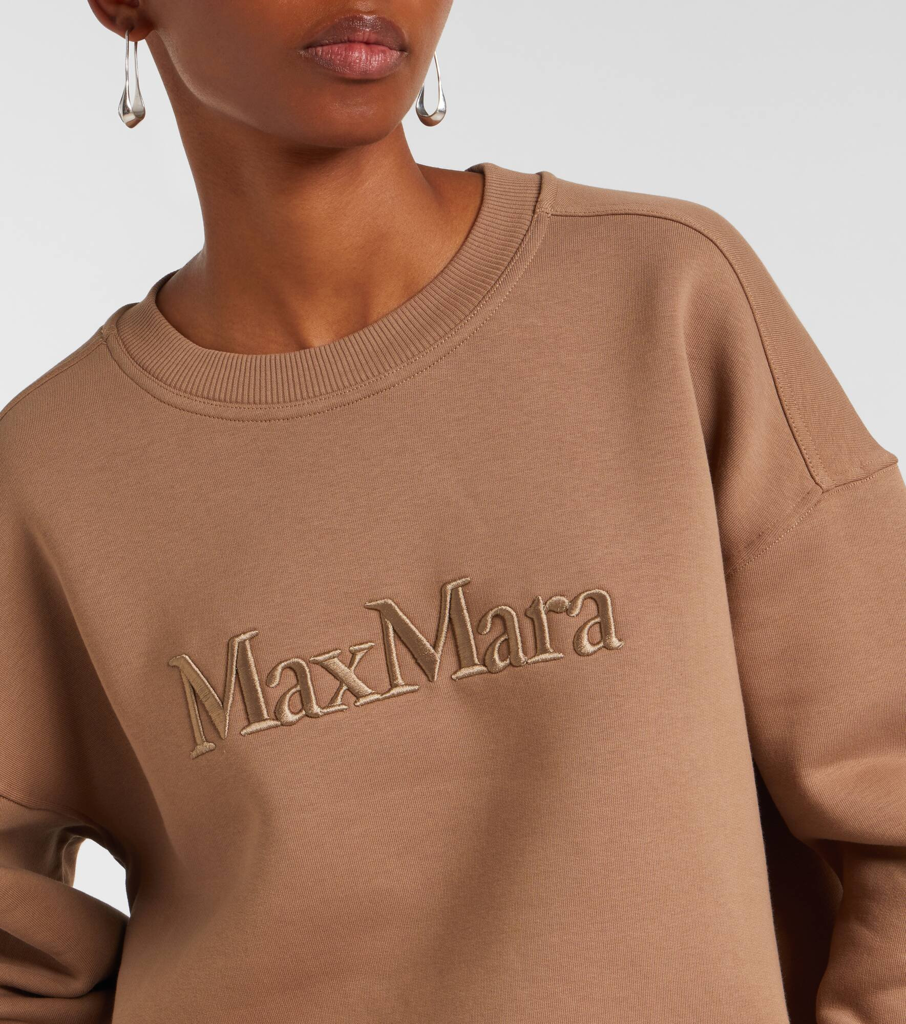 Monza cotton-blend jersey sweatshirt - 4