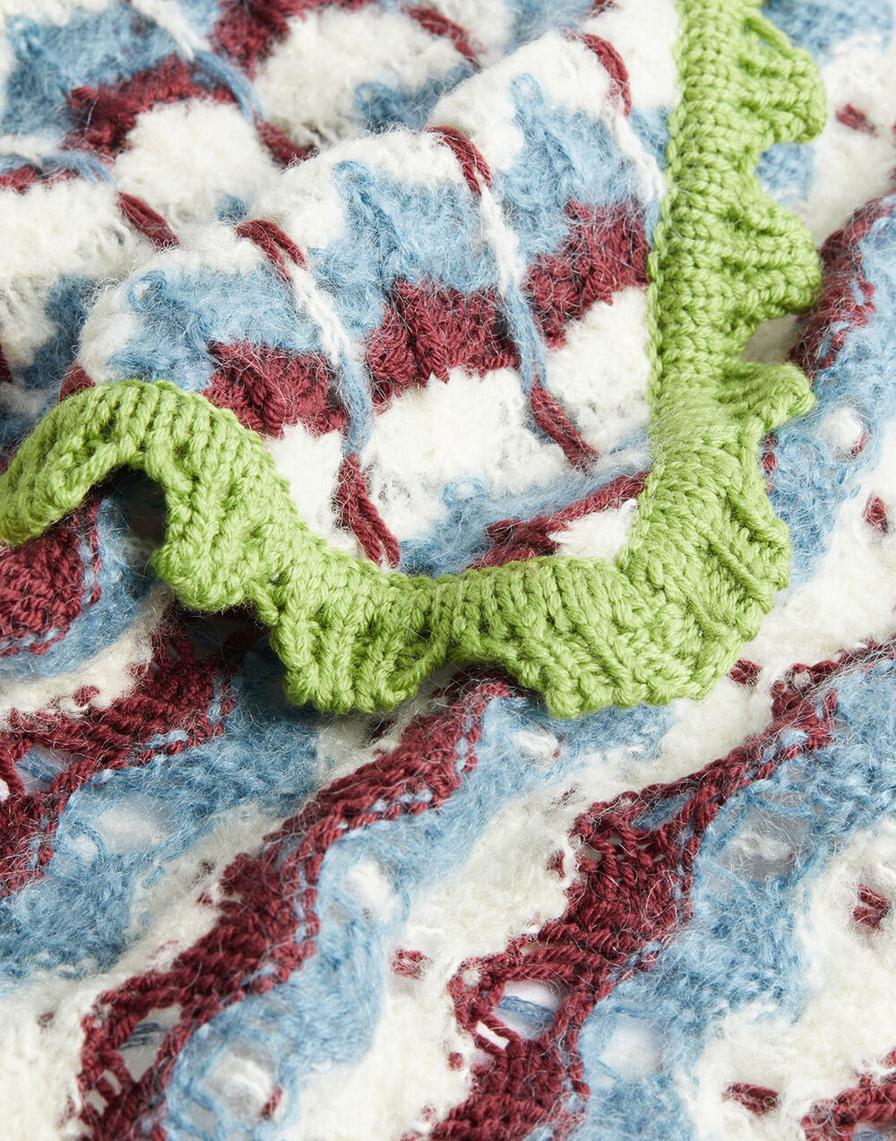 Crochet Triangle Scarf - 7