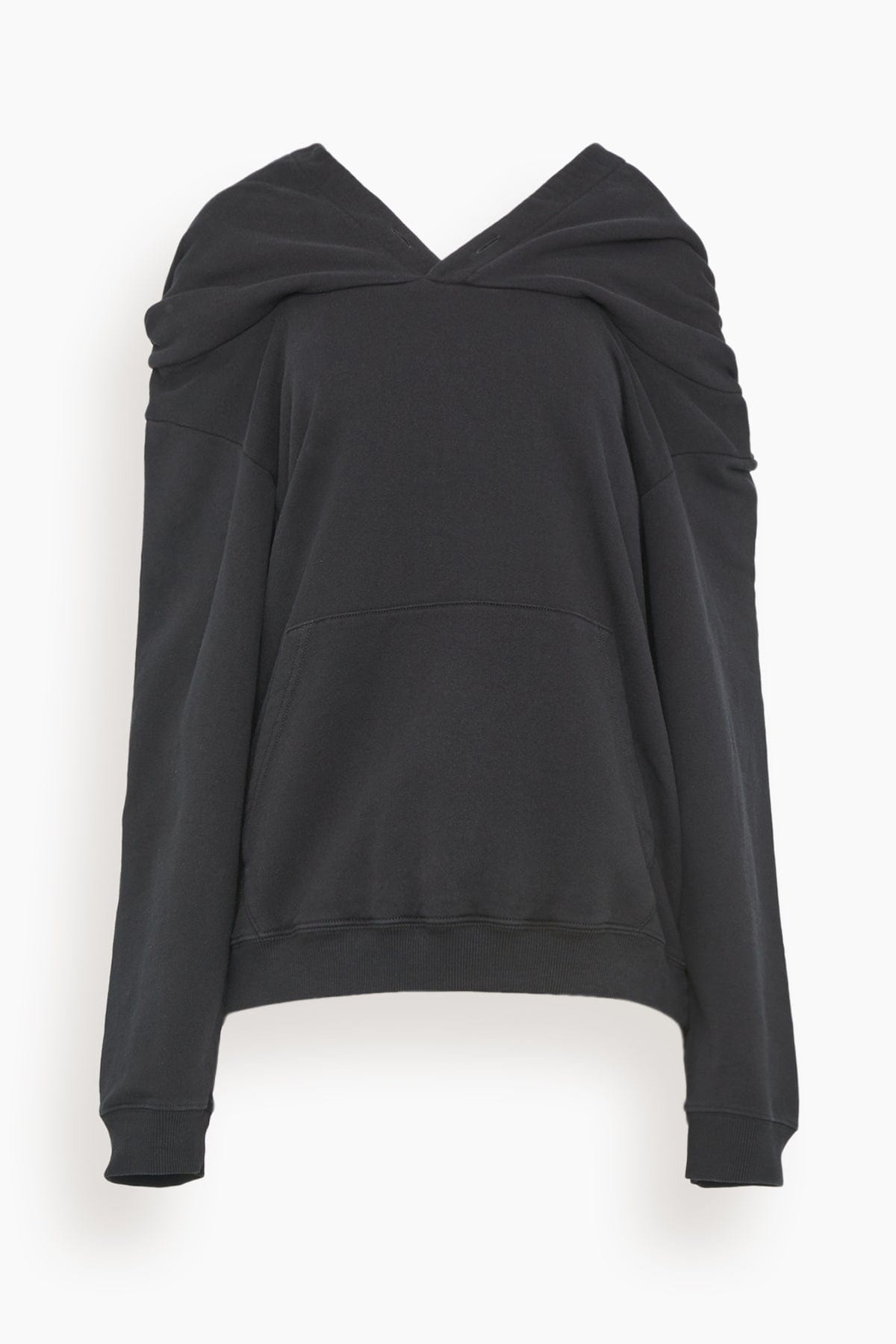 Sweatshirt in Black - 1