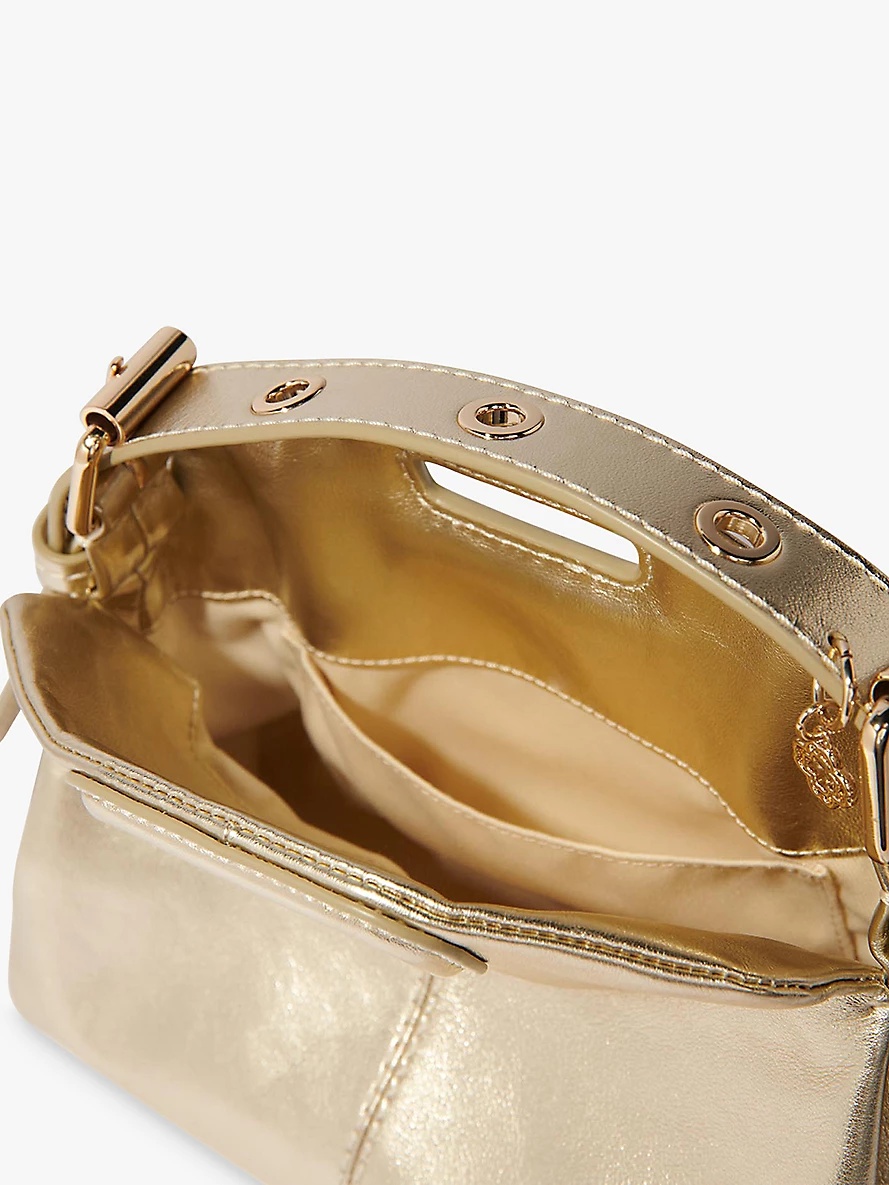 Miss M Mini metallic-leather shoulder bag - 4