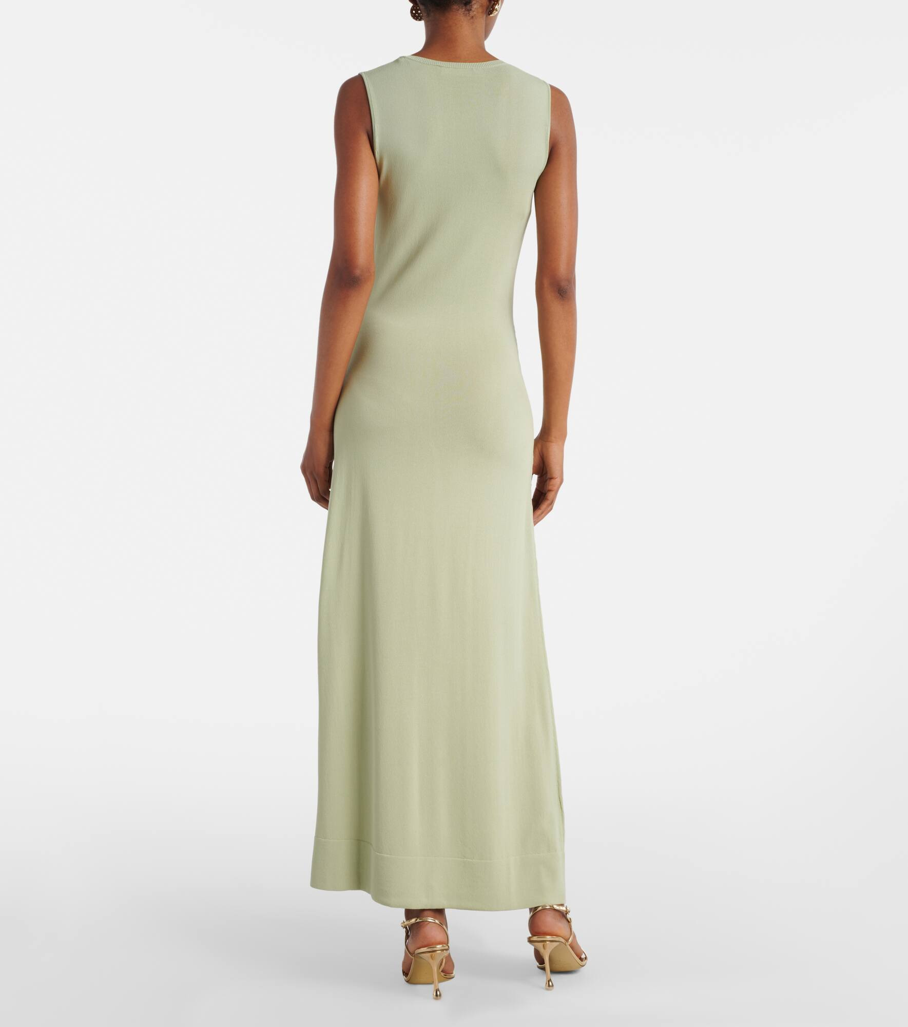Gathered maxi dress - 3