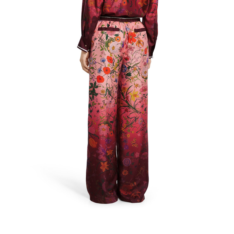 Printed silk pants 4