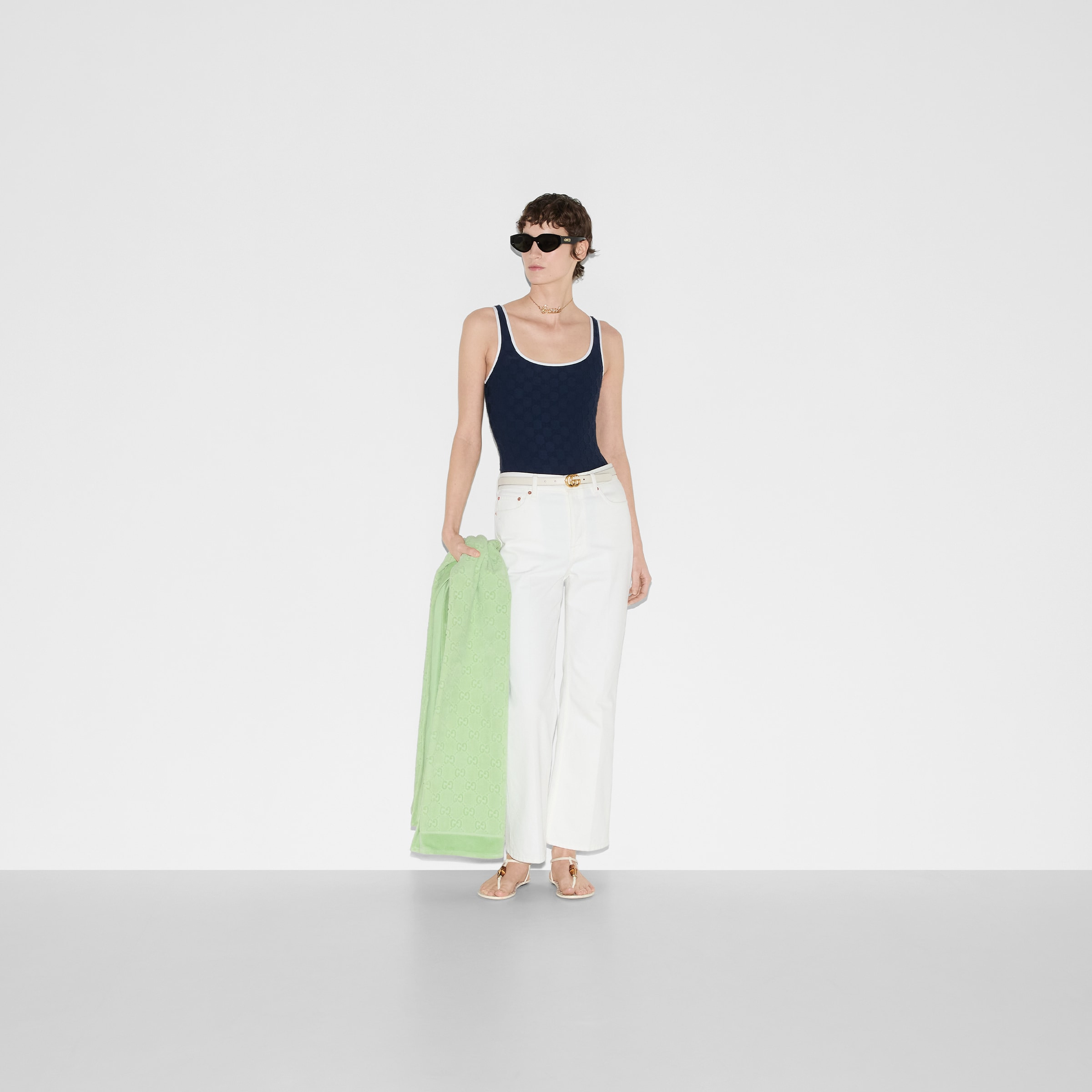 GG terrycloth jacquard beach towel - 3