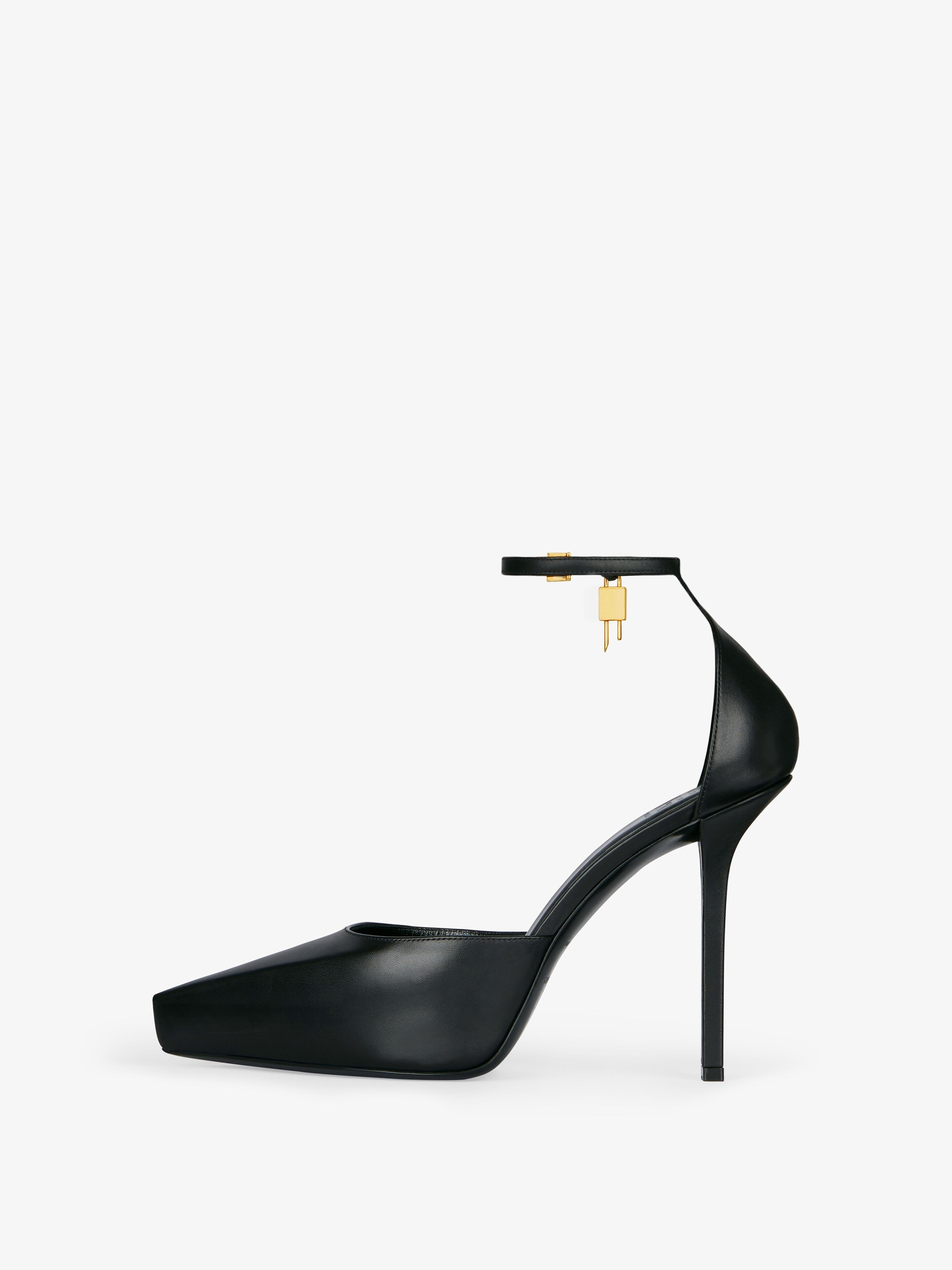 G-LOCK PLATFORM PUMPS IN LEATHER - 4