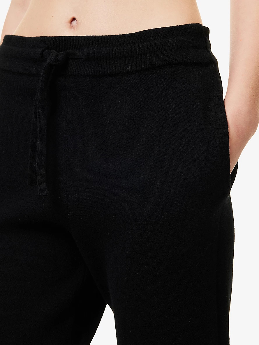 Holton elasticated-waist wool-blend jogging bottoms - 5