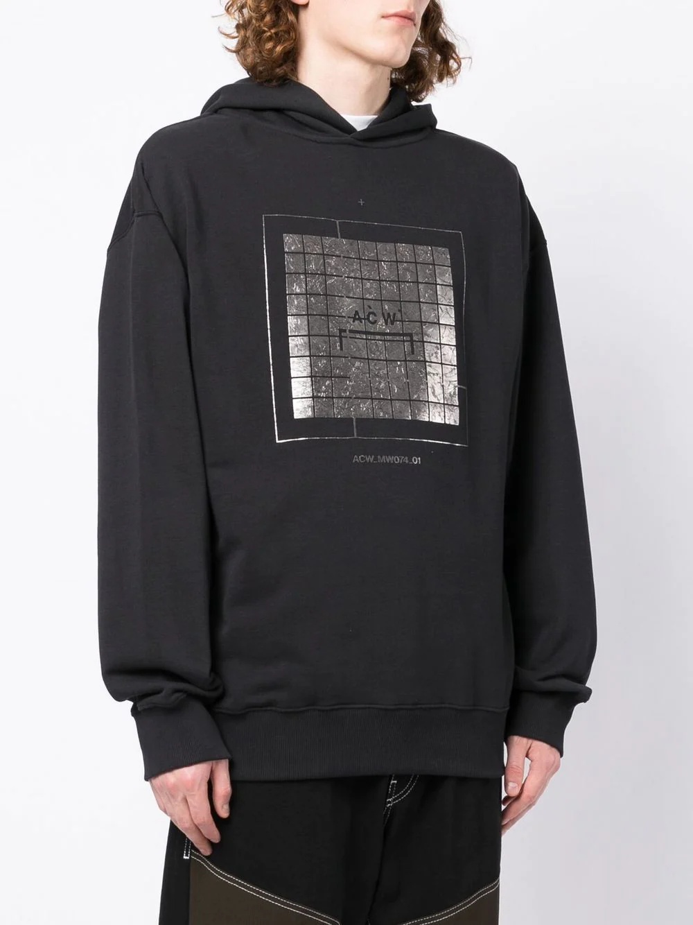 graphic logo-print hoodie - 4